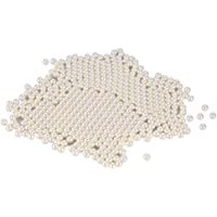 Los mejores  - Uxsiya 1300PCS-Bag Art Faux Pearls Perlas de Maquillaje para Pinceles Cepillo de Maquillaje acrílico Decorativo Cubo…